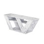 Hanah Home Pipralla - Carrara Marble Soporte de TV
